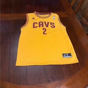 Adidas Kids Gold Cavs Basketball Jersey Kyrie Irving #2